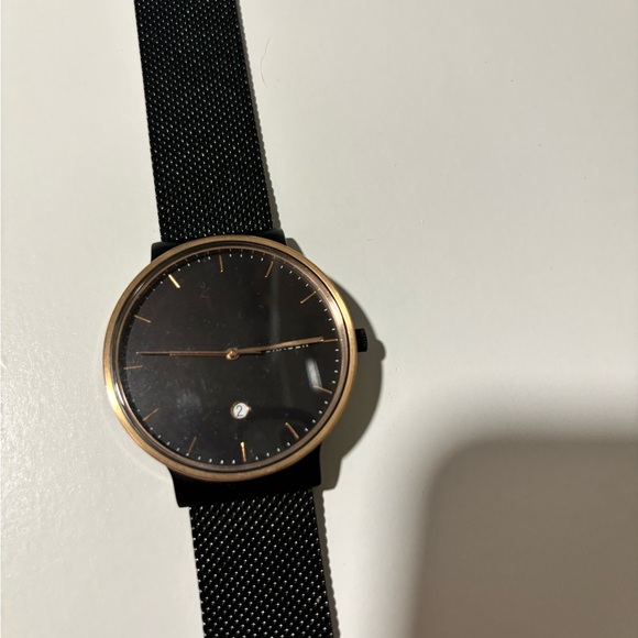 Skagen Black Mesh Strap Watch - Picture 5 of 5